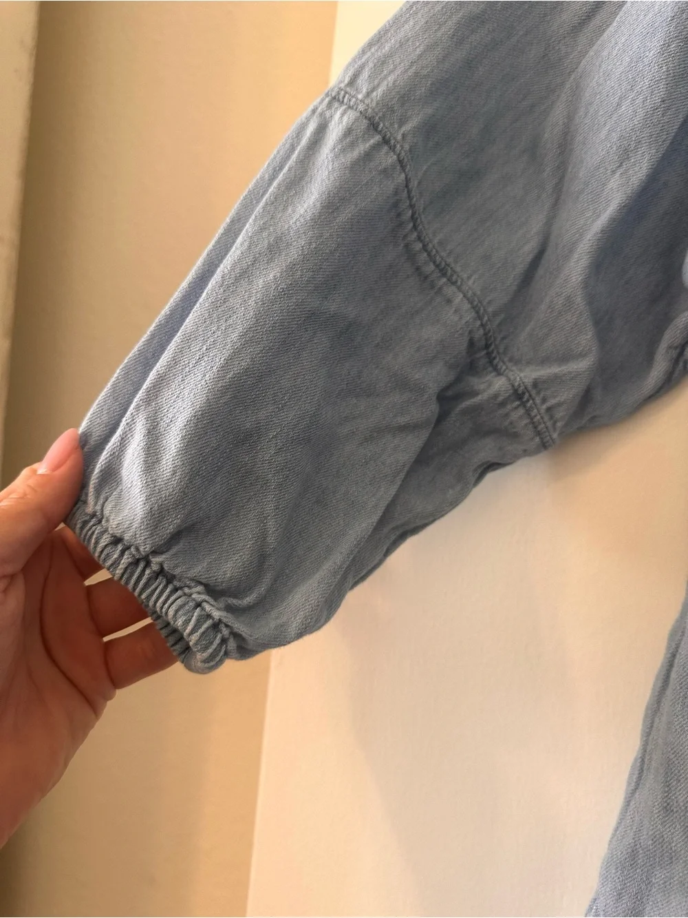 Old Navy Light Blue Tiered Denim-Style Girls Dress